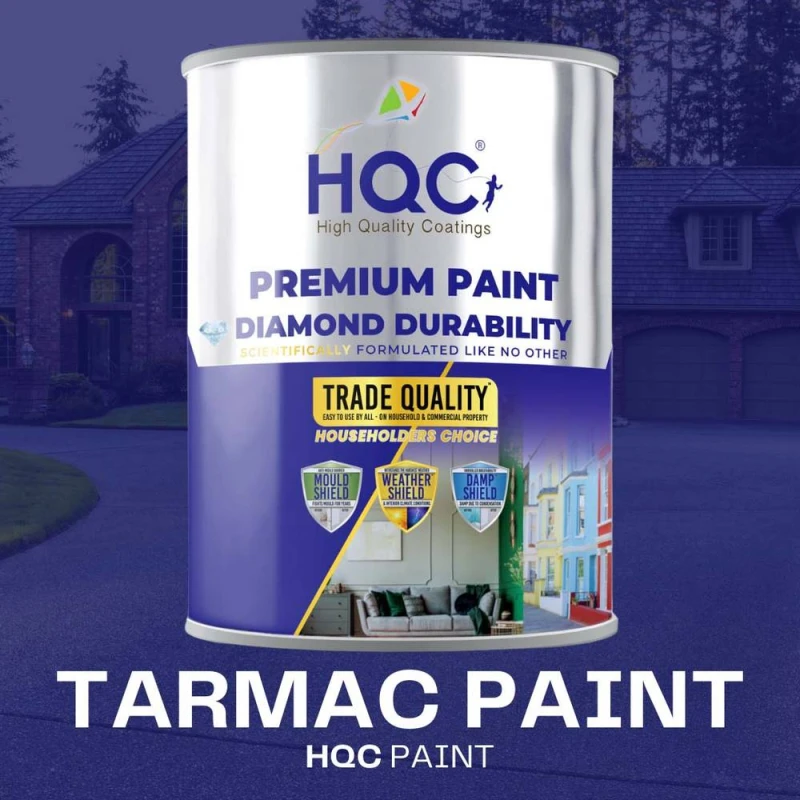 Image of HQC PAINTS Tarmac Reviver & Restorer Paint - 10L in Black Unisex 10L