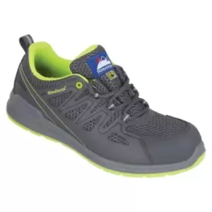 Image of Himalayan 4334 Unisex Grey Toe Capped Safety Trainers, UK 10, EU 44