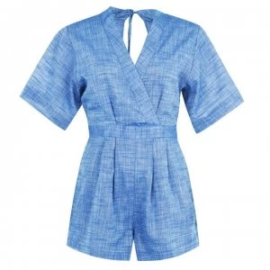 Image of Seafolly Seafolly Capri Chamb Playsuit - Deep Chambray