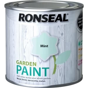 Image of Ronseal General Purpose Garden Paint Mint 250ml