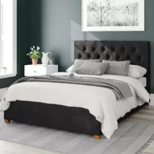 Image of Aspire Olivier Ottoman Bed Kimyo Linen Charcoal King