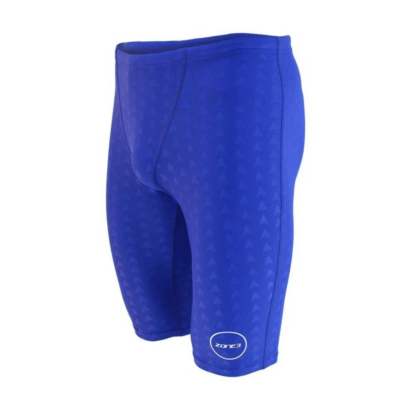 Image of Zone3 FINA Approved Mens Blue Jammers Swimsuit, Size Size 32