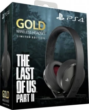Image of Sony PlayStation 4 PS4 Gold Wireless Headset The Last of Us 2