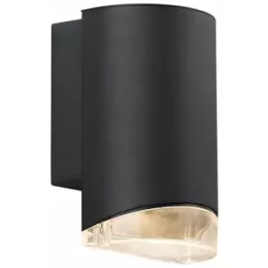 image of Nordlux Lighting - Nordlux Arn Outdoor Modern Wall Lamp Black, GU10, IP44