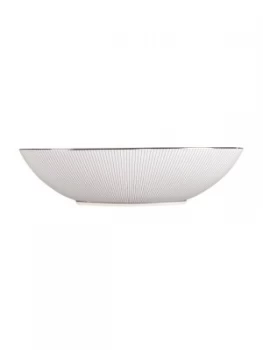 Image of Wedgwood Pin stripe large oval serving dish