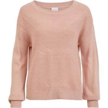 Vila Vilou Knit Top - Pink