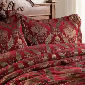 Image of Shiraz Pillow Sham Burgundy