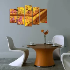 Image of 5ABSMDF-69 Multicolor Decorative MDF Painting (5 Pieces)