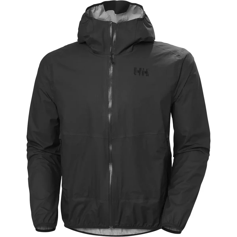 Image of Helly Hansen Hooded waterproof jacket Helly Hansen Verglas 2.5L Fastpack Noir Male 2XL