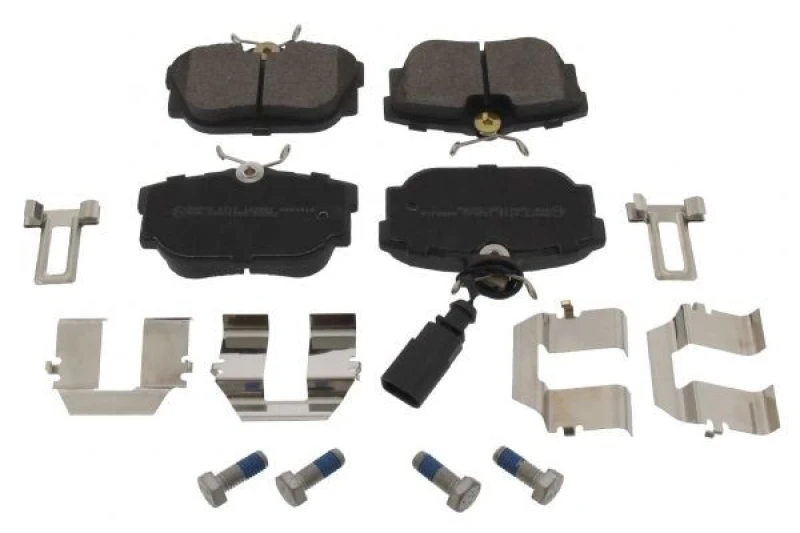 Image of MAPCO 6715 Brake pad set Rear Axle, incl. wear warning contact Brake Pad Set,disc brake (402)