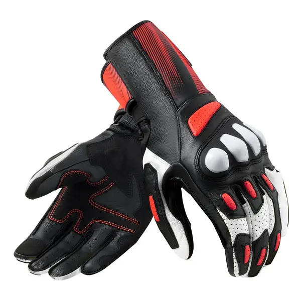 Image of REV'IT! Metis 2 Gloves Black Neon Red Size S