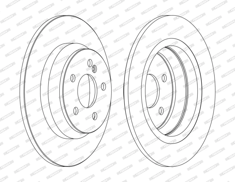 Image of Brake disc FERODO DDF1675C