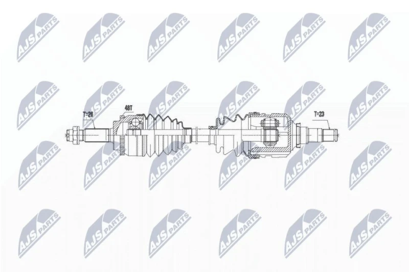 Image of NTY Drive shaft NTY NPW-TY-058