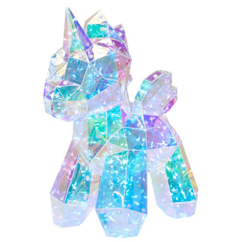 Image of Beliani LED Decoration Unicorn Fornax Multicolour
