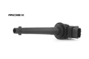Image of RIDEX Ignition coil 689C0106 Coil pack,Ignition coil pack RENAULT,NISSAN,Clio III Schragheck (BR0/1, CR0/1),LAGUNA III Grandtour (KT0/1)