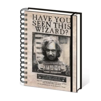 Image of Harry Potter - Wanted Sirius Black Notebook