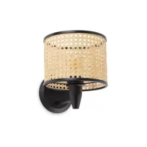 Image of Mambo Wall Light with Shade Black, E27