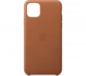 Image of Apple iPhone 11 Pro Max Leather Case Saddle Brown MX0D2ZM/A