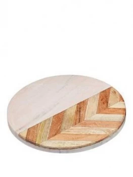Image of Kitchencraft Pink Marble Chevron Trivet