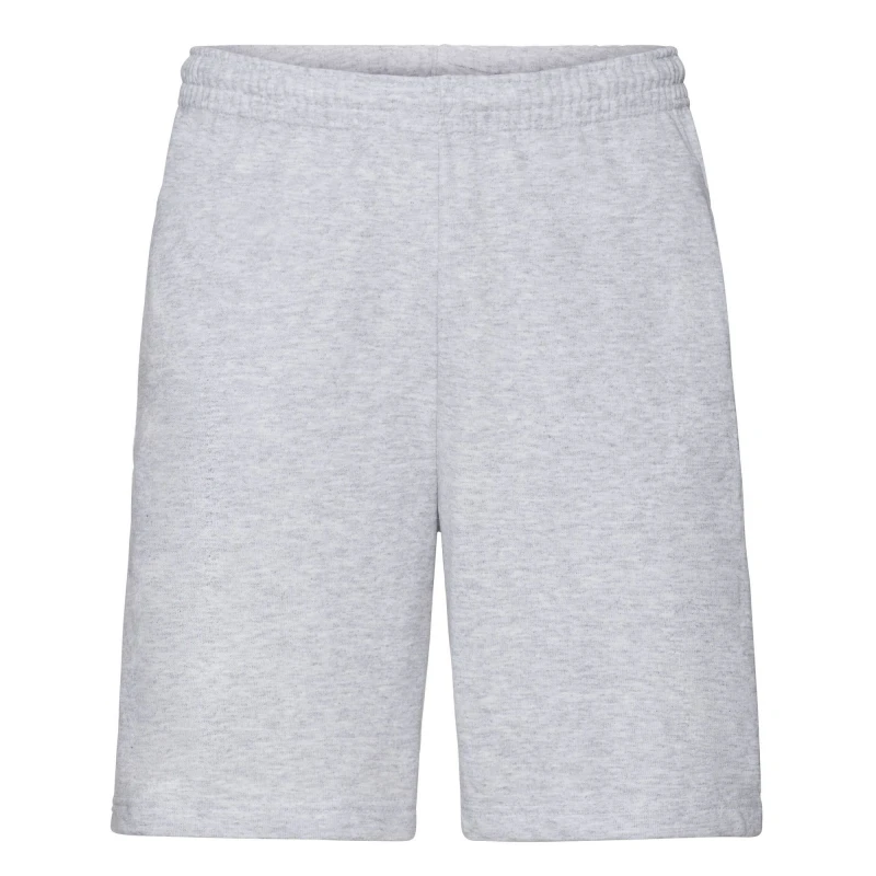 Image of Fruit Of The Loom Fruit of the Loom Men Lightweight Shorts in Grey Size: large Grey L Male 5063470302888