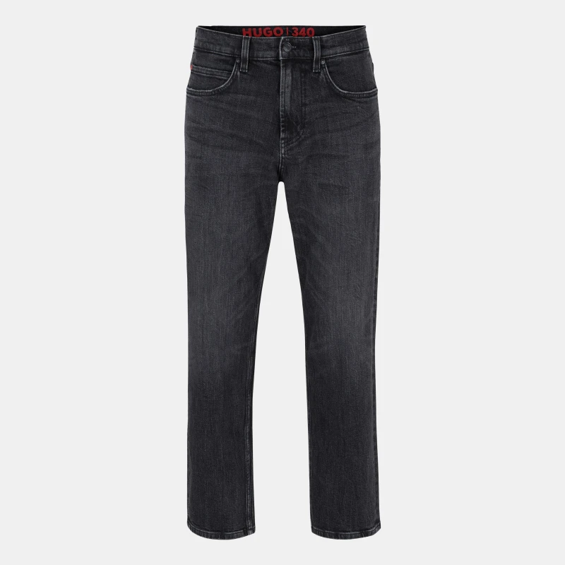 Image of Hugo Mens Straight Leg Jeans Charcoal male 35W R