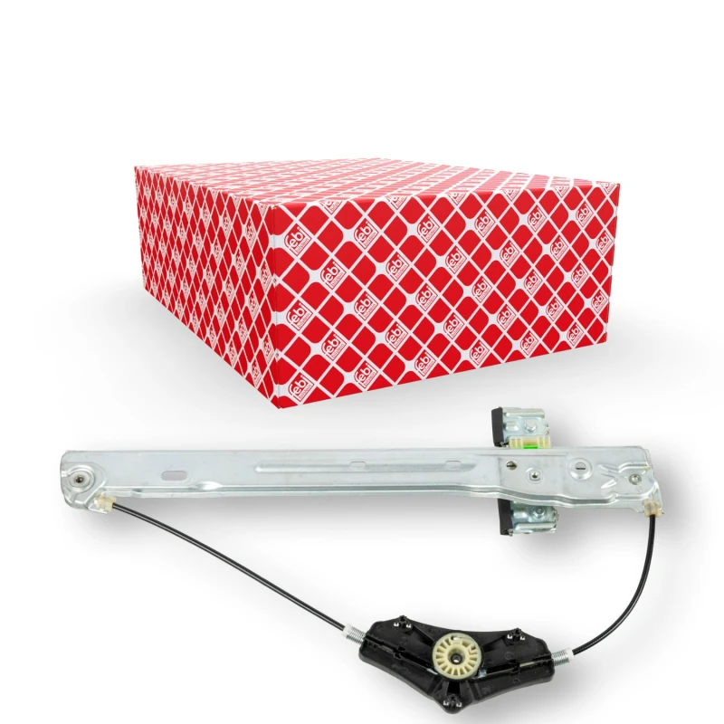 Image of FEBI BILSTEIN 174876 Window regulator febi Plus Right Front, Operating Mode: Manual, without electric motor Window Winder (1561)