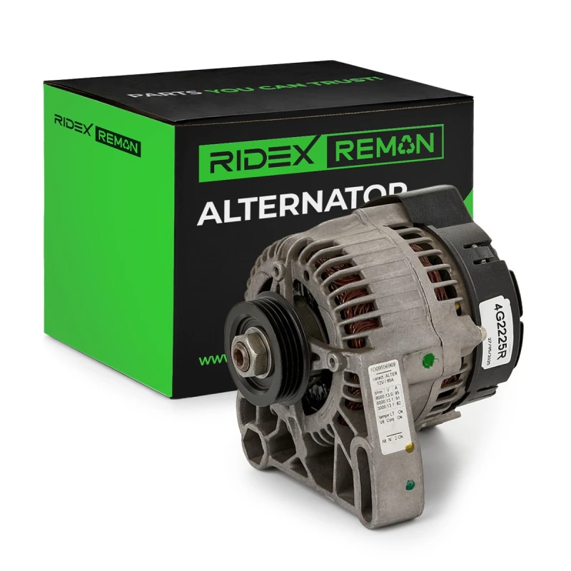 Image of RIDEX REMAN Alternator RIDEX REMAN 4G2225R