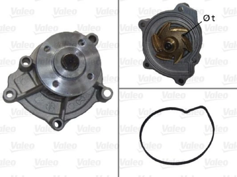 Image of VALEO Water pump VALEO 506678
