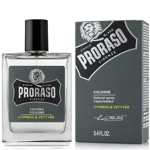 image of Proraso Cypress & Vetyver Eau de Cologne For Him 100ml