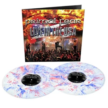 image of Primal Fear - Lp-Primal Fear-Live In The Usa -Marbled Vinyl