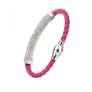 Image of Ladies Folli Follie Sterling Silver Dazzling Bracelet