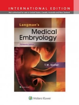 Image of Langmans Medical Embryology by T.W. Sadler Book