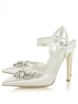 Image of Dune London Bridal Commitment Heeled Shoes - Ivory
