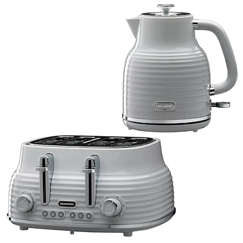 Image of Daewoo SDA2565GE Sienna Cordless Jug Kettle and 4 Slice Toaster