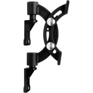 B-Tech BT1 Speaker wall mount Tiltable, Swivelling Distance to wall (max.): 5.5cm Black 1 Pair