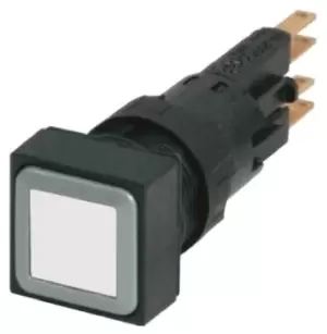 Image of Eaton, RMQ16 Non-illuminated White Square, 16mm Momentary Push In
