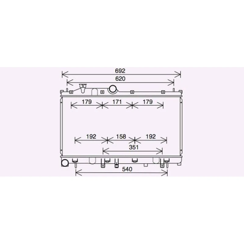 Image of Engine radiator DIEDERICHS DCM3929