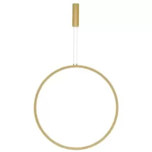 Image of Merano - Gresham Integrated LED Pendant Ceiling Light Gold Aluminium LED 48W 1684Lm 3000K