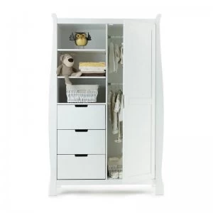 image of Obaby Stamford Sleigh Double Wardrobe