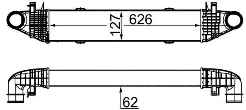 Image of Intercooler MAHLE CI 359 000S