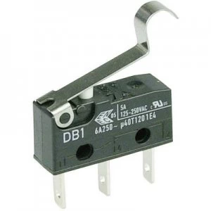 Image of Cherry Switches Microswitch DB1C B1SC 250 V AC 6 A 1 x OnOn momentary