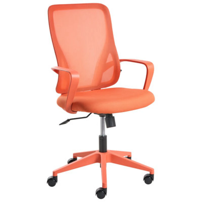 Image of Beliani Office Chair Luma Orange