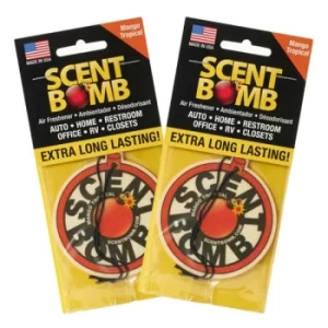 Scent Bomb Mango Tropical Scented Air Freshener (Case Of 12)