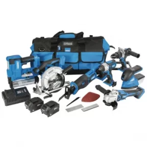 Image of Draper 90473 D20 20V Jumbo Kit 7 PC (1x 3Ah Bat, 1x 5Ah Bat, Charg...