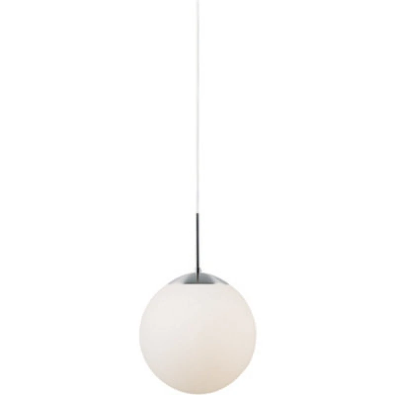 Image of Nordlux Cafe Glass Pendant Light Hand Blown Glass White,mains