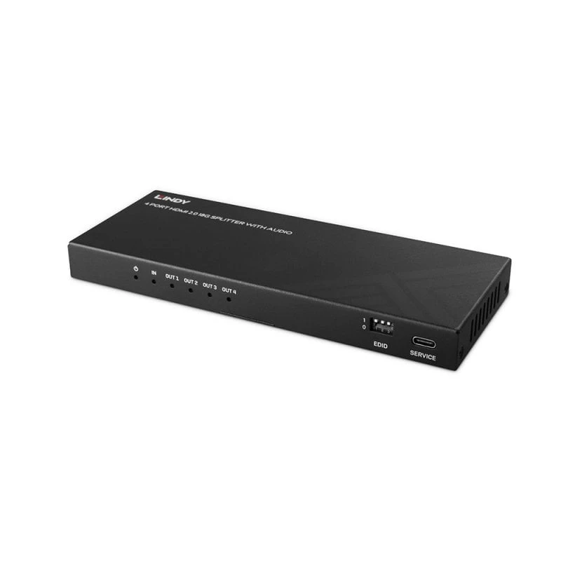 Image of Lindy 4 Port HDMI 8K60 Splitter with Audio