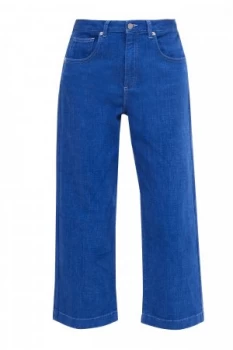 Image of French Connection Cropped Cone Jeans Blue