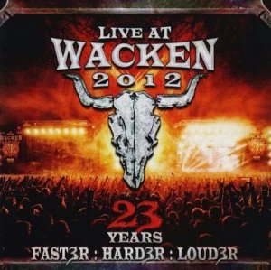 image of Live at Wacken 2012 23 Years Faster Harder Louder by Various Artists CD Album