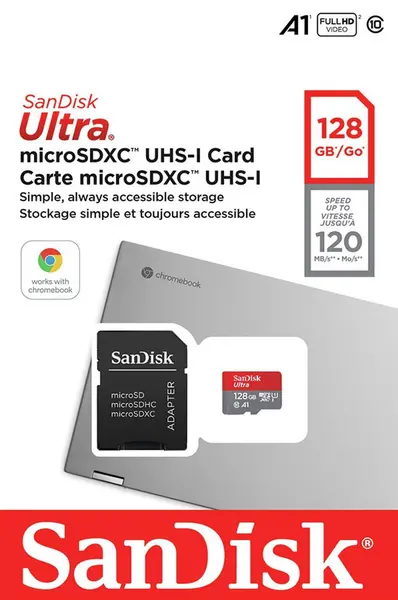 Image of SanDisk Ultra 120MBs MicroSD UHS-I Memory Card - 128GB