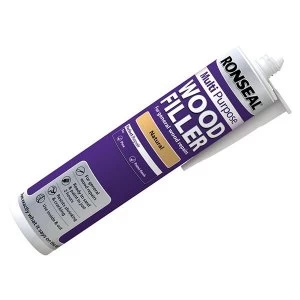 Image of Ronseal Multi Purpose Wood Filler Cartridge White 310ml
